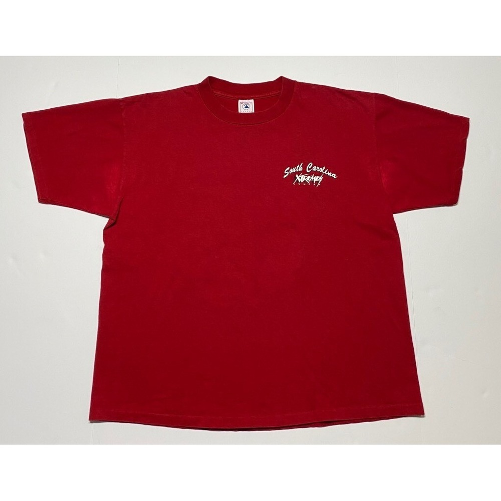 Delta Men's T Shirt Size XL South Carolina Gamecocks Red USA Made SS VTG